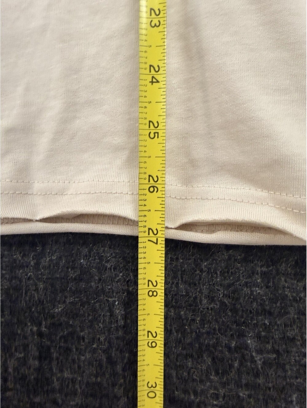 Zara Men’s Cream Long Sleeve T Shirt Crewneck Minimalist Casual Top Size M NWT - Picture 7 of 8